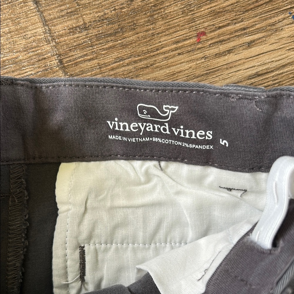 Vineyard Vines| Gray Breaker Pants sz 5 NWT - Picture 4 of 5